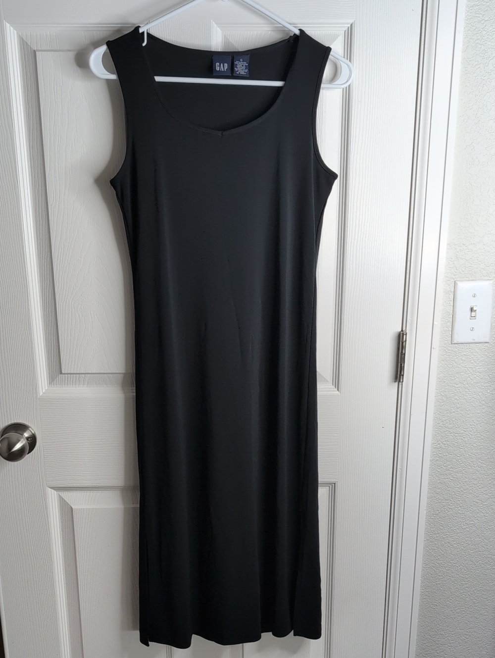 GAP Black Sleeveless Maxi Dress Size S
